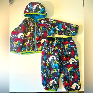 Patagonia 2 piece reversible suit Sz 2T